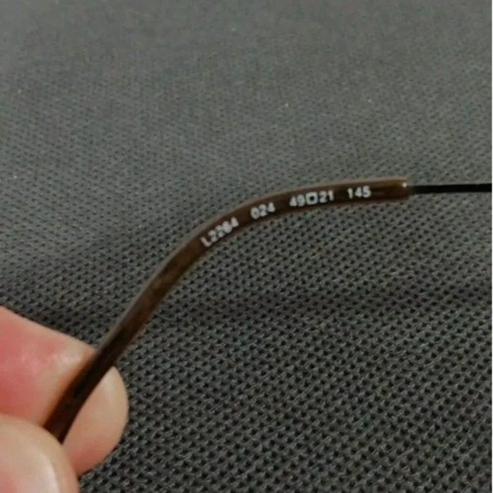 Lacoste L2264 024 Unisex Eyeglass Frames Only 49-21-145 Dark Gray Full Rim Hinge